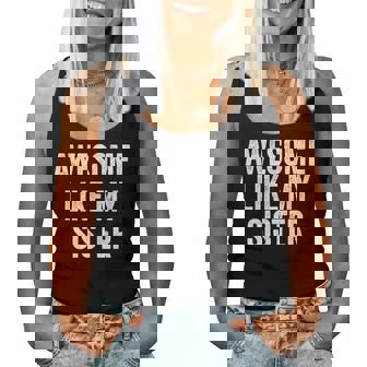 Awesome Like My Sister Women Tank Top - Monsterry