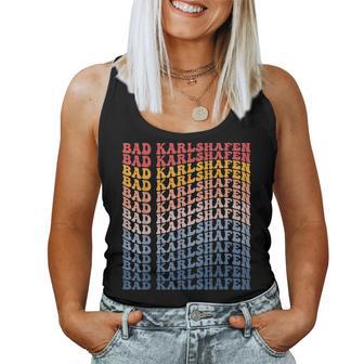 Bad Karlshafen City Groovy Retro Tank Top Frauen - Geschenkecke