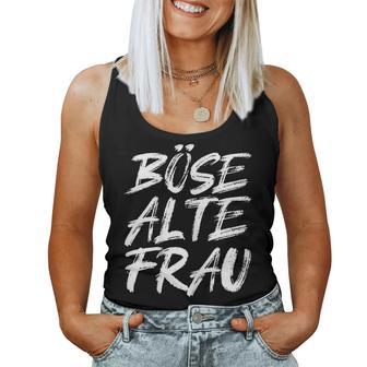 Bad Old Woman Skull Tank Top Frauen - Geschenkecke