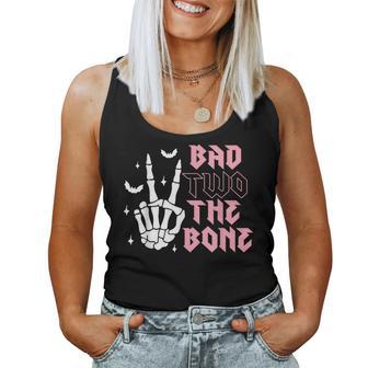 Bad Two The Bone Birthday 2Nd 2 Years Old Birthday Boy Girl Women Tank Top - Thegiftio UK