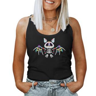 Bat Día De Los Muertos Mexican Holiday Bat Lover S Tank Top Frauen - Geschenkecke