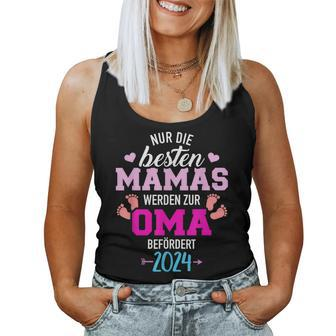 Beste Mamas Werden Zur Oma Befördert 2024 Tank Top Frauen - Geschenkecke