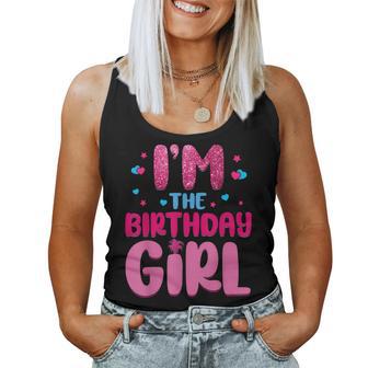 Im The Birthday Girl Family Party Decorations Women Tank Top - Thegiftio UK