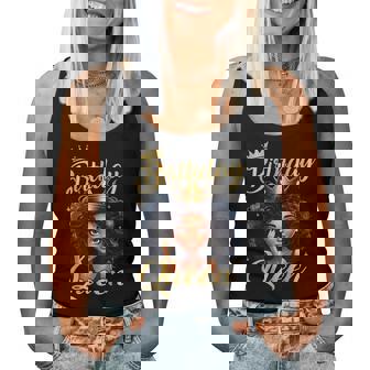 Birthday Queen Melanin Afro African American Girls Women Women Tank Top - Thegiftio UK