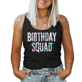 Birthday Squad Paint Splatter For Boys Girls Men Women Tank Top - Thegiftio UK