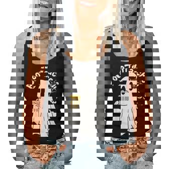 Borracho Halloween Drink Beer Mexican Drunk Ghost Spanish Women Tank Top | Seseable UK
