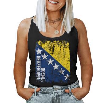 Bosnia Flag Women's Children's Bosnia Herzegovina Tank Top Frauen - Geschenkecke