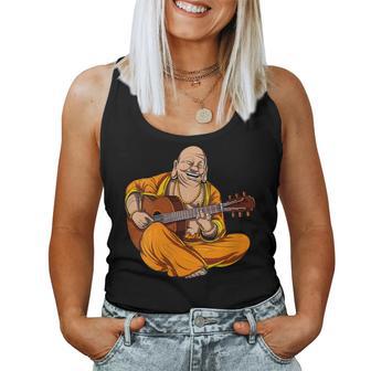 Bouddha Joue De La Guitare Spirituel Bouddhiste Hippie Débardeur pour femme - Cadeauxyz