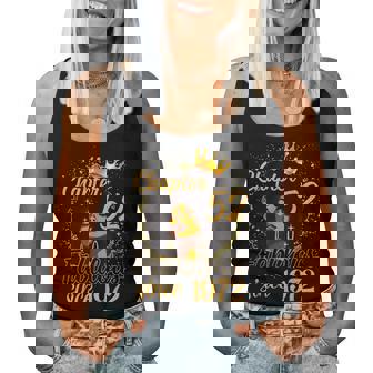 Chapter 52 Fabulous Since 1972 52Nd Birthday Melanin Women Tank Top - Thegiftio