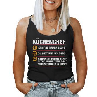 Chef's Kitchen Rules Chef Women's Tank Top Frauen - Geschenkecke