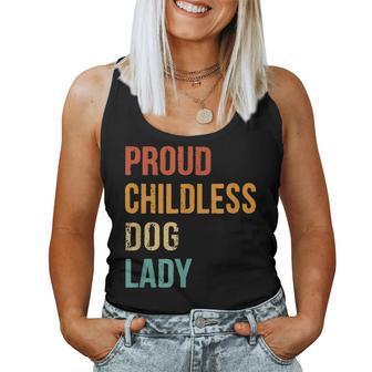 Childless Dog Lady Proud Usa 2024 Women Tank Top - Thegiftio UK