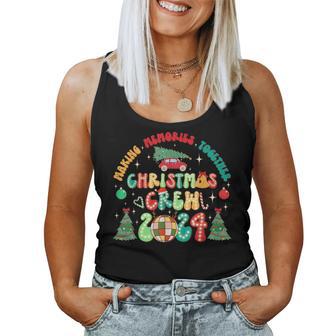 Christmas Crew 2024 Xmas Groovy Making Memories Holiday Women Tank Top | Seseable UK