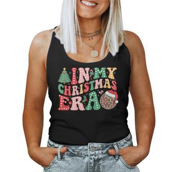 In My Christmas Era Santa Hat Xmas Family Women Women Tank Top - Monsterry