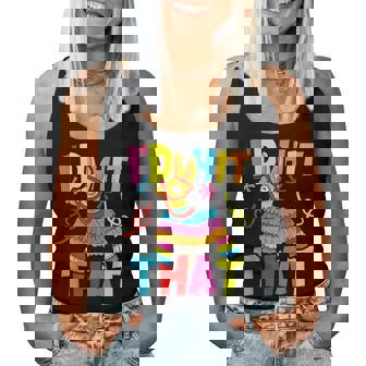 Cinco De Mayo Ideas I'd Hit That Pinata Women Women Tank Top | Seseable UK