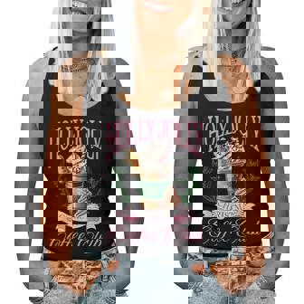 Coffee Christmas Gingerbread Pink Latte Cozy Winter Women Tank Top | Seseable UK