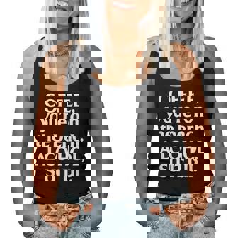 Coffee You're On The Bench Alcohol Suit Up Drinking Party Women Tank Top - Monsterry