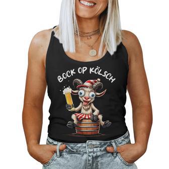 Cologne Bock Op Kölsch Carnival Alaaf Kölle Beer Cologne Tank Top Frauen - Geschenkecke