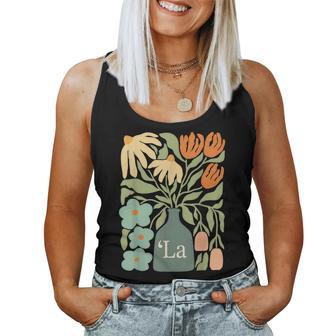 Comma La Subtle Boho Flowers Kamala Harris Madam President Women Tank Top - Monsterry