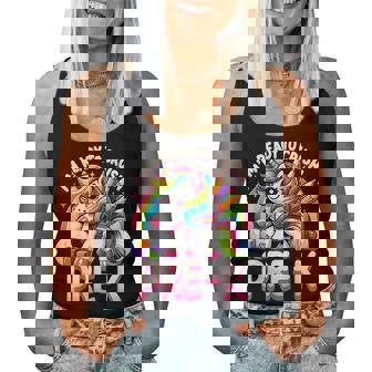 Crush Pre-K Girls Back To School Unicorn First Day Preschool Women Tank Top | Seseable UK