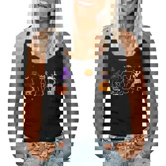 Cute Skeleton Mr Mrs Halloween Matching Couple Husband Wife Women Tank Top - Monsterry