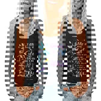 Daddy's Girl I Used To Be His Angel Now He's Mine Women Tank Top - Monsterry