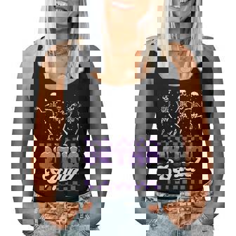 Dancing Skeleton Ortho Squad Nurse Orthopedic Halloween Women Tank Top - Thegiftio UK