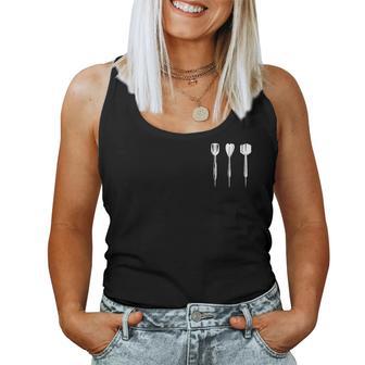 Darts Motif Women's Darts Darts Women Tank Top Frauen - Geschenkecke