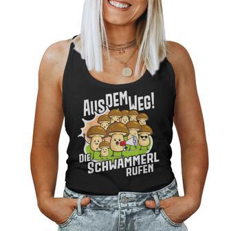 Die Schwammerl Rufen Mushroom Tank Top Frauen - Geschenkecke