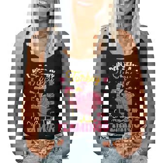 I Don't See Any Turkey I'm Flamingo In Disguise Thanksgiving Women Tank Top - Monsterry
