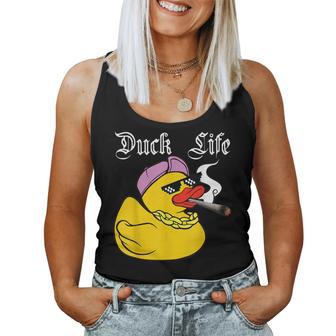 Duck Life Gangster Quietscheente Lustiges Ente Tank Top Frauen - Geschenkecke