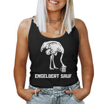 Engelbert Sauf Work Wear Beer Bird Humour Tank Top Frauen - Geschenkecke