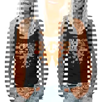 Fall Nurse Pumpkin Season Autumn Thanksgiving Women Tank Top - Thegiftio UK