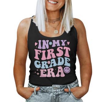 In My First Grade Era Girl Back To School 1St Grade Teacher Women Tank Top - Thegiftio UK