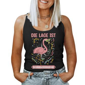 Flamingo Die Lage Ist Besäufniserregend Tank Top Frauen - Geschenkecke