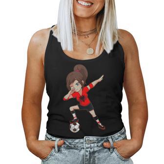 Football Fan Albania Albania Flag Girls Tank Top Frauen - Seseable