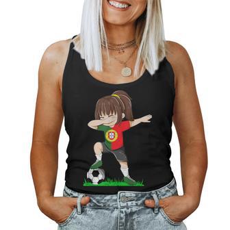 Football Portugal Jersey Portuguese Flag Football Girls Tank Top Frauen - Seseable