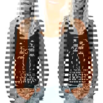 I Found This Humerus Skeleton Halloween Women Women Tank Top - Thegiftio