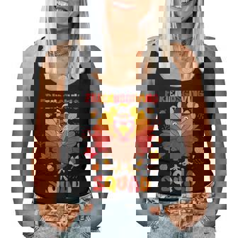 Friendsgiving Squad Thanksgiving Turkey Day Women Women Tank Top - Monsterry