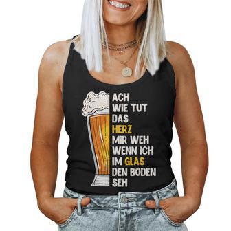 Beer Saying For Beer Drinkers Bavaria Tank Top Frauen - Geschenkecke