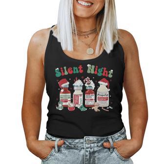 Christmas Nurse Medical Christmas Icu Nicu Rn Er Nurse Women Tank Top - Thegiftio UK