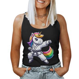 Karate Unicorn Athlete Belt Boys Girls Tank Top Frauen - Geschenkecke