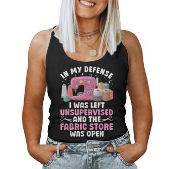 Quilting For Sewing Sew Quilter Sewer Women Tank Top - Thegiftio UK