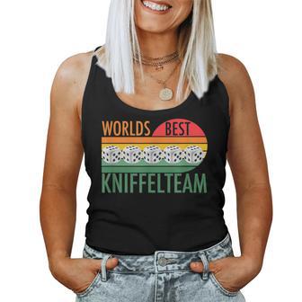 Retro Graphic For Teamintage Kniffel S Tank Top Frauen - Geschenkecke