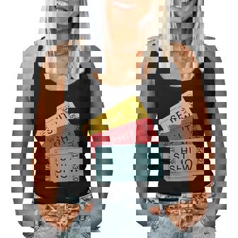 Sarcastic Retro Tickets To The Shit Show Women Tank Top - Monsterry