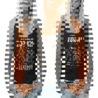 Skeleton I Love Fall Prevention Fall Physical Therapy Women Tank Top - Thegiftio UK