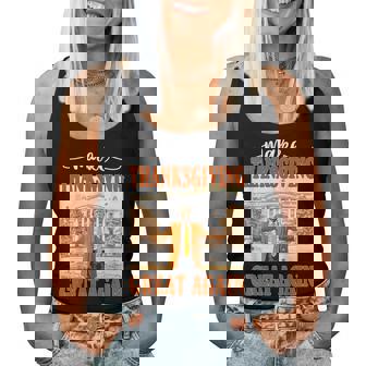 Make Thanksgiving Great Again Autumn Fall Leaves Women Tank Top - Thegiftio UK