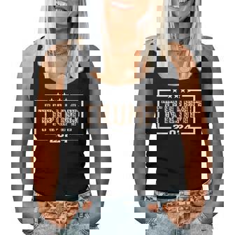 Trump 2024 Leopard Print For Women Women Tank Top - Thegiftio