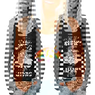 Unicorn Boys Girls Costume Rainbow Women Tank Top | Seseable UK