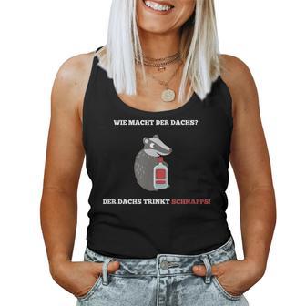 Witz Wie Macht Der Badger Slogan Malle Beer Alcohol Tank Top Frauen - Geschenkecke