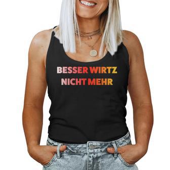 With German Beer Sauf Malle Besser Wirtz Nicht Mehr German Beer Sauf Malle German Langu Tank Top Frauen - Geschenkecke